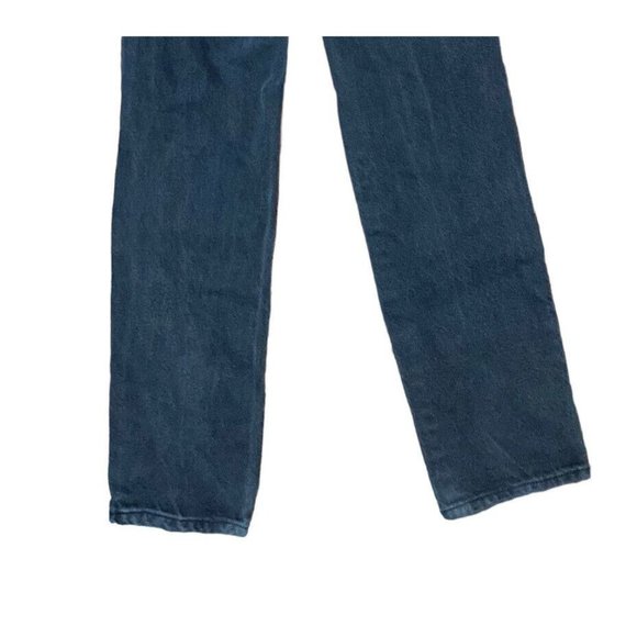 Pacsun Vintage Wash Denim Button Fly Dad Jeans | Black Fade Distressed | 23 - Picture 6 of 12